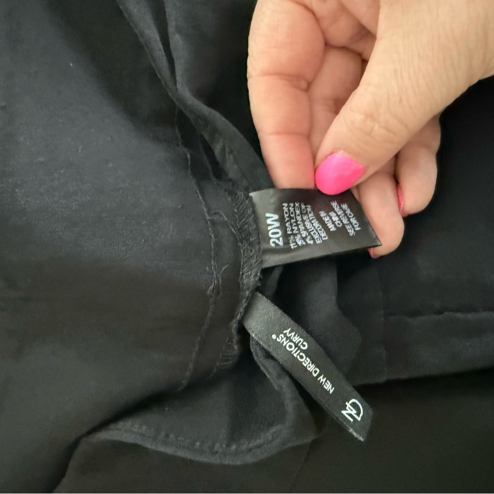 New Directions Classic Black Pants